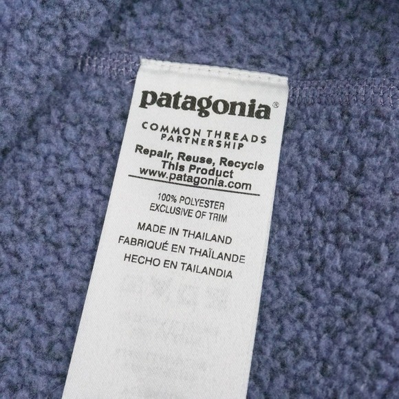 Patagonia Better Sweater Quarter Zip Fleece Purple Heather Jacket Womens Sz XS - Picture 5 of 9